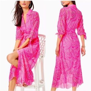 Lilly Pulitzer Amrita Midi Shirtdress NEW 🔥🔥🔥